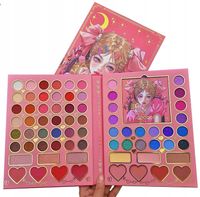 MEGA PALETKA CIENIE DO MAKIJAŻU BROKAT GLITTER 70 SZTUK BRONZE BŁYSZCZYKI