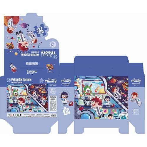 układanka puzzle Colorbaby Space Patrol 72 Części 90 x 60 cm (6 Sztuk) na Arena.pl