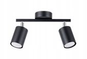 Lampa sufitowa Sollux LEMMI regulowany czarny tuba