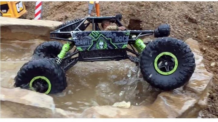 SAMOCHÓD RC ROCK CRAWLER 4x4 DWA SILNIKI AUTO TERENOWY zdjęcie 4