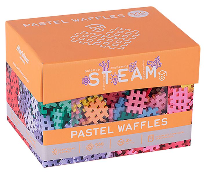 MINI WAFLE, pastelowe waffle 500 szt MARIOINEX 2+ zdjęcie 2