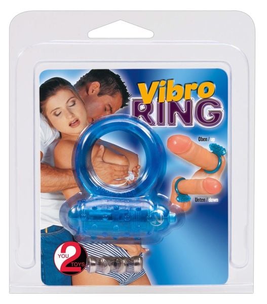Vibrating Cockring Blue zdjęcie 1