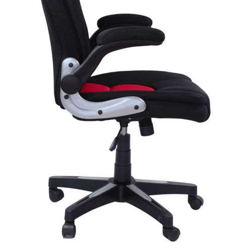 Krzesło gamingowe obrotowe – ergonomiczne krzesło dla gracza z podnoszonymi podłokietnikami, czerwone L204B-R Czarno/Czerwone na Arena.pl