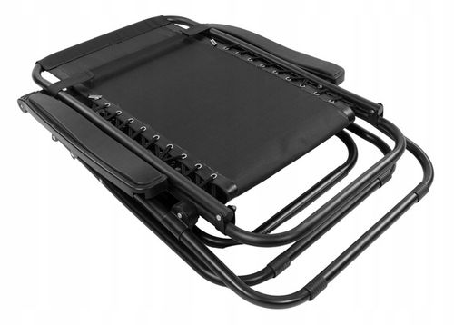 LEŻAK PLAŻOWY FOTEL OGRODOWY ZERO GRAVITY SKŁADANY KRZESŁO 2W1 PROGARDEN na Arena.pl