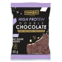 HIGH PROTEIN DOUBLE CHOCOLATE Ciemna i biała czekolada 50g
