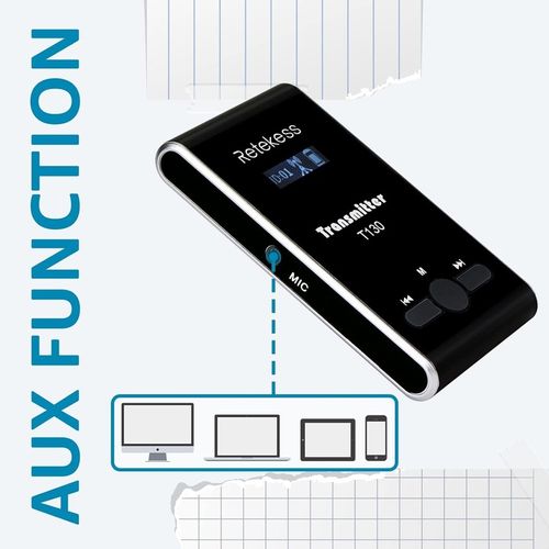 Retekess T130-T131 Bezprzewodowy System Tour Guide, Audio Tour Guide System na Arena.pl