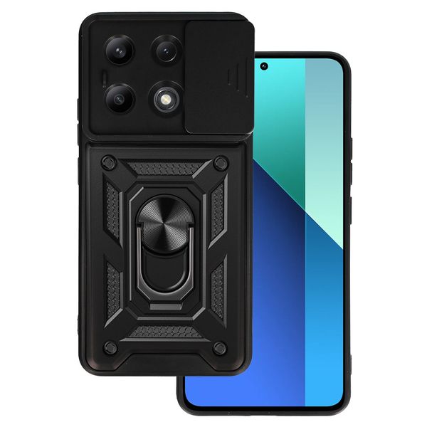 Slide Camera Armor Case do Xiaomi Redmi Note 13 4G Czarny zdjęcie 1
