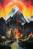 Plakat 61x91,5cm Górska Alchemia