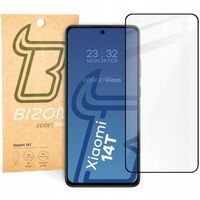 Szkło hartowane z ramką Bizon do Xiaomi 14T szybka szkiełko na ekran