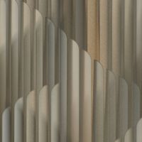 TAPETA WZÓR GEOMETRYCZNY EFEKT 3D BEŻ BRĄZ POŁYSK WINYLOWA NA FLIZELINIE