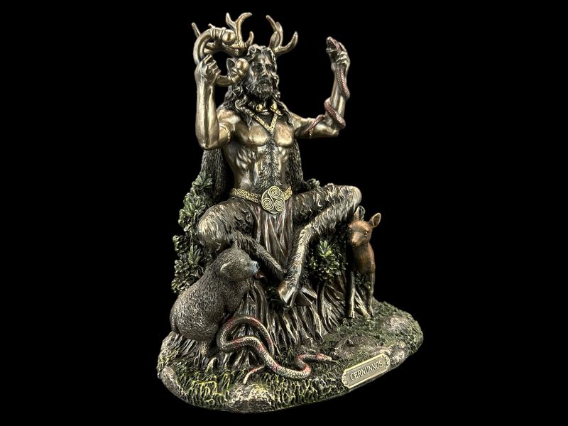 SIEDZĄCY NORDYCKI BÓG CERNUNNOS VERONESE (WU77059A4) zdjęcie 8