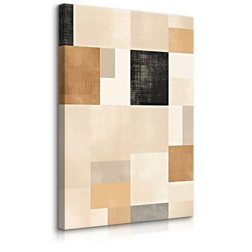 Obraz Do Salonu Kwadraty Abstrakcja Boho Wzór Geometryczny 80cm x 120cm na Arena.pl