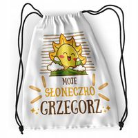 Plecak Sportowy Szkolny Dla Grzegorza Syna Dziecka Z Nadrukiem Ze Zdjęciem