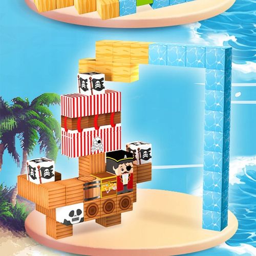 KLOCKI MAGNETYCZNE SZEŚCIANY DLA DZIECI 100 KLOCKÓW MODUŁY EDUKACYJNE STEM na Arena.pl