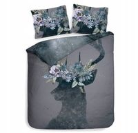 Poszwa na kołdrę Heckettlane Myrthe (ciemnoszary) 260/200-220+2x60/70cm