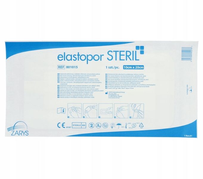 PLASTER Z OPATRUNKIEM 10x20 cm OPATRUNEK JAŁOW x25 zdjęcie 2