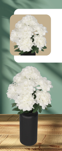 DALIA BUKIET KWIATÓW DUŻY GĘSTY SZTUCZNE KWIATY 44CM na Arena.pl