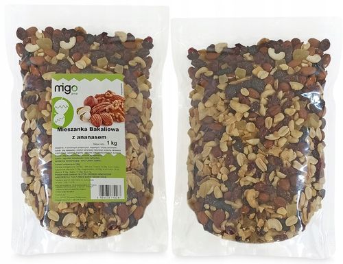 ZESTAW x2 MIESZANKA Bakaliowa z Ananasem 1KG MIX na Arena.pl