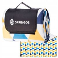 KOC PIKNIKOWY PLAŻA BIWAK 200x200cm MATA IZOLACJA PLAŻOWY POLAR WODOODPORNY