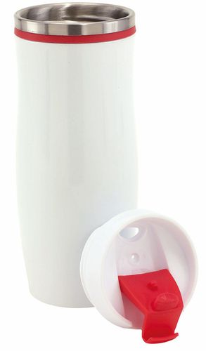 Kubek termiczny CREMA, czerwony na Arena.pl