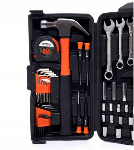 ZESTAW KLUCZY NARZĘDZI KLUCZE NASADOWE W WALIZCE 140 EL WALIZKA NARZĘDZIOWA na Arena.pl