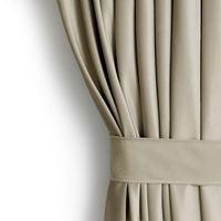 Zasłona gotowa welwetowa na przelotkach 140X270 beż