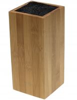 STOJAK NA NOŻE NOŻYCZKI BAMBUSOWY BLOK UNIWERSALNY