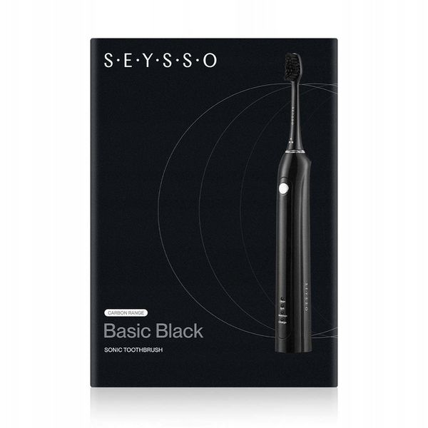 Szczoteczka elektryczna do zębów SEYSSO BASIC BLACK seria CARBON zdjęcie 2