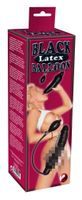 dildo lateksowe pompowane you2toys czarne 23 cm
