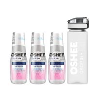 3 x Hydrokoncentrat OSHEE DROP IN ZERO Elektrolity Wit + Bidon TRITAN 750ml