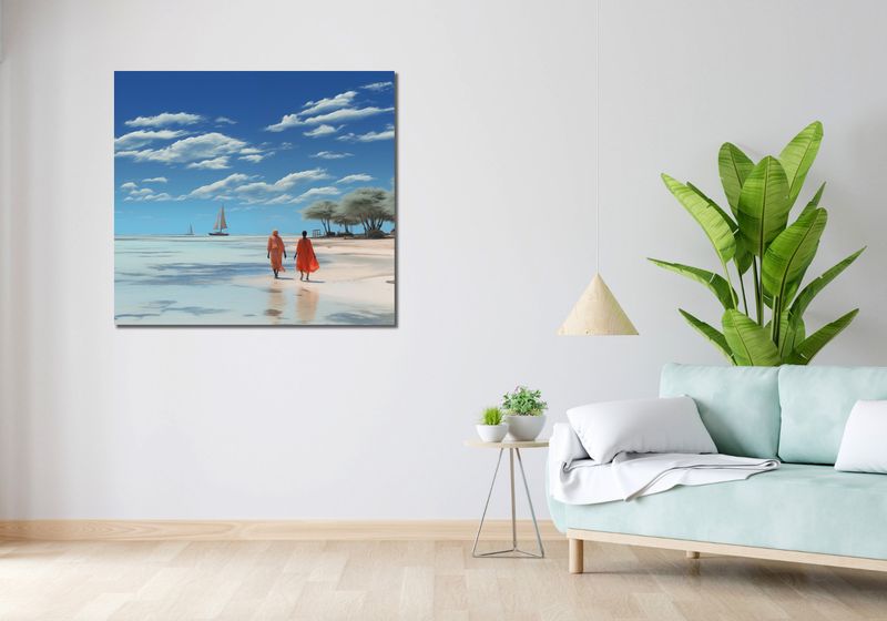 Obraz 100x90cm Spokój w Piaskach zdjęcie 2