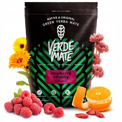Yerba Verde Mate Green Raspberry Vitality 0,5kg na Arena.pl