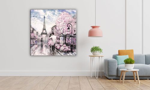 OBRAZ NA PŁÓTNIE 080 Paryż 40x40cm na Arena.pl