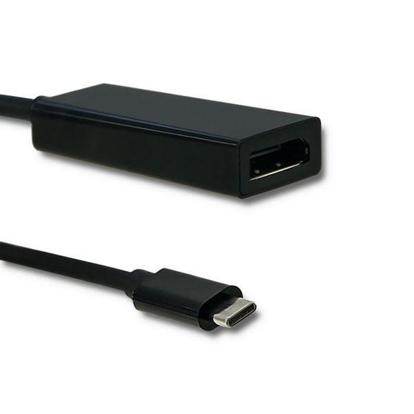 Adapter USB typ C męski/DP żeński | 4K | 23cm zdjęcie 1