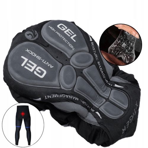 STRÓJ ROWEROWY MĘSKI X-TIGER GETRY ŻEL KOSZULKA na Arena.pl