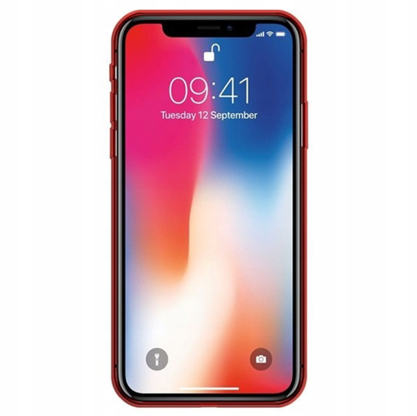 Etui Case Plecki Mercury do Apple IPHONE X / XS czerwone zdjęcie 6