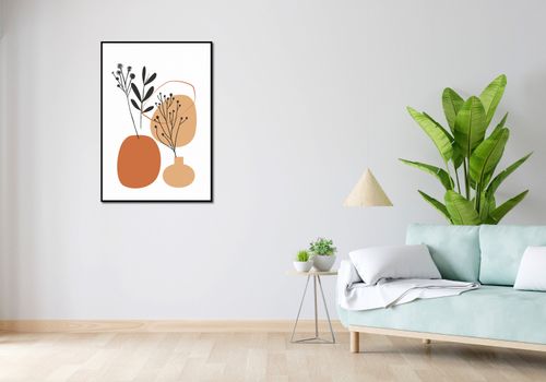 Plakat 68x98cm Botaniczny Pastel na Arena.pl