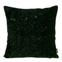 Poszewka Z Cekinami 45X45 Belisa Butelkowa Zieleń