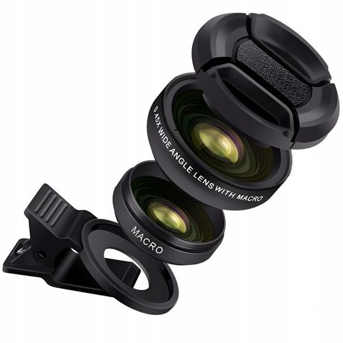 OBIEKTYW 2w1 MACRO + SZEROKOKĄTNY DO TELEFONU na Arena.pl