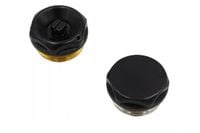Odpowietrznik plus korek ręczny 1/2 kpl. czarny mat