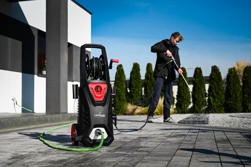 MYJKA CIŚNIENIOWA LEHMANN MOSIĄDZ 3000W INDUKCJA 350bar ZWIJACZ 12M na Arena.pl