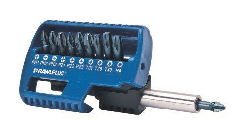 RAWLPLUG KOMPLET BITÓW PZ PH TORX HEX 25MM 11ELEM. na Arena.pl