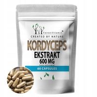 CORDYCEPS 600MG WITALNOŚĆ ENERGIA ODPORNOŚĆ 60kaps KORDYCEPS GRZYBY