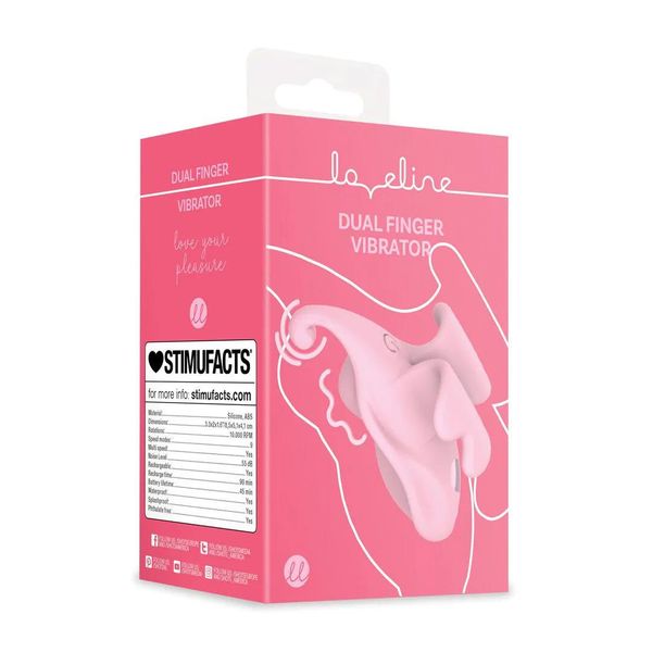 Finger Dual Vibrator - Pink zdjęcie 2