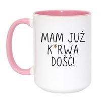 Duży Biało-Różowy 450 ml