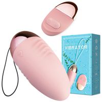 Bezprzewodowe Sex Jajko do Cipki 10 Funkcji Masażu Różowy