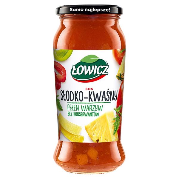 Łowicz Sos słodko-kwaśny 500 g zdjęcie 1