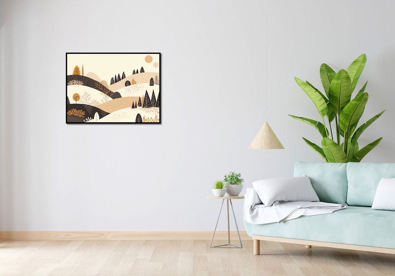 Plakat 80x60cm Jesień w Wzgórzach zdjęcie 4