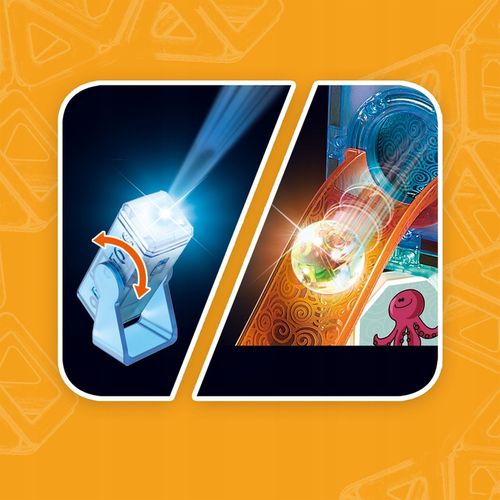 KLOCKI MAGNETYCZNE KONSTRUKCYJNE ŚWIECĄCY TOR PANELE 75 elementów na Arena.pl