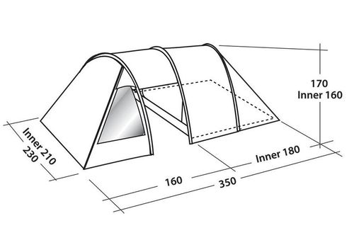 Trzyosobowy namiot Easy Camp Galaxy 300 na Arena.pl